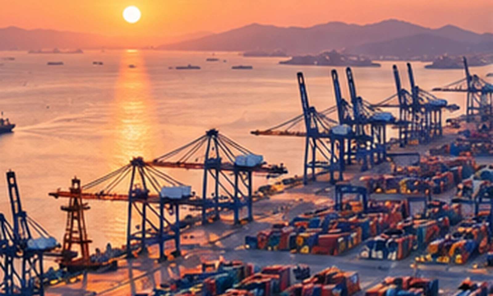 繁忙港口与跨境供应链